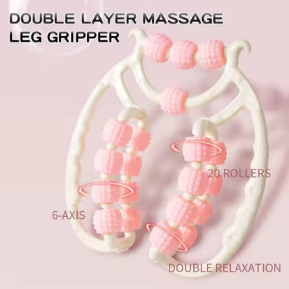Double Row 20 Roller Leg Massager
