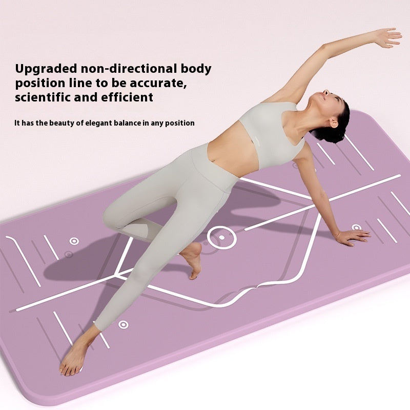 Home Yoga Mat Body Line TPE Anti-skid Shock Absorption
