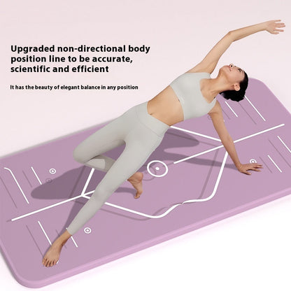 Home Yoga Mat Body Line TPE Anti-skid Shock Absorption