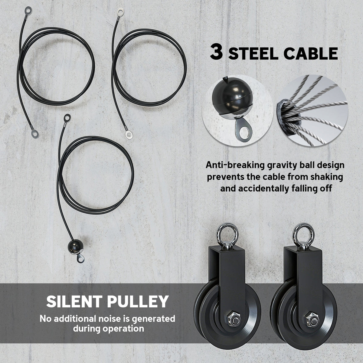 Home Cable Pulley System