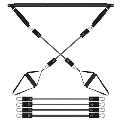 Pilates Bar with Resistance Bands Kit