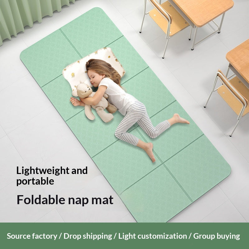TPE Foldable Yoga Mat, Thickened And Non-slip