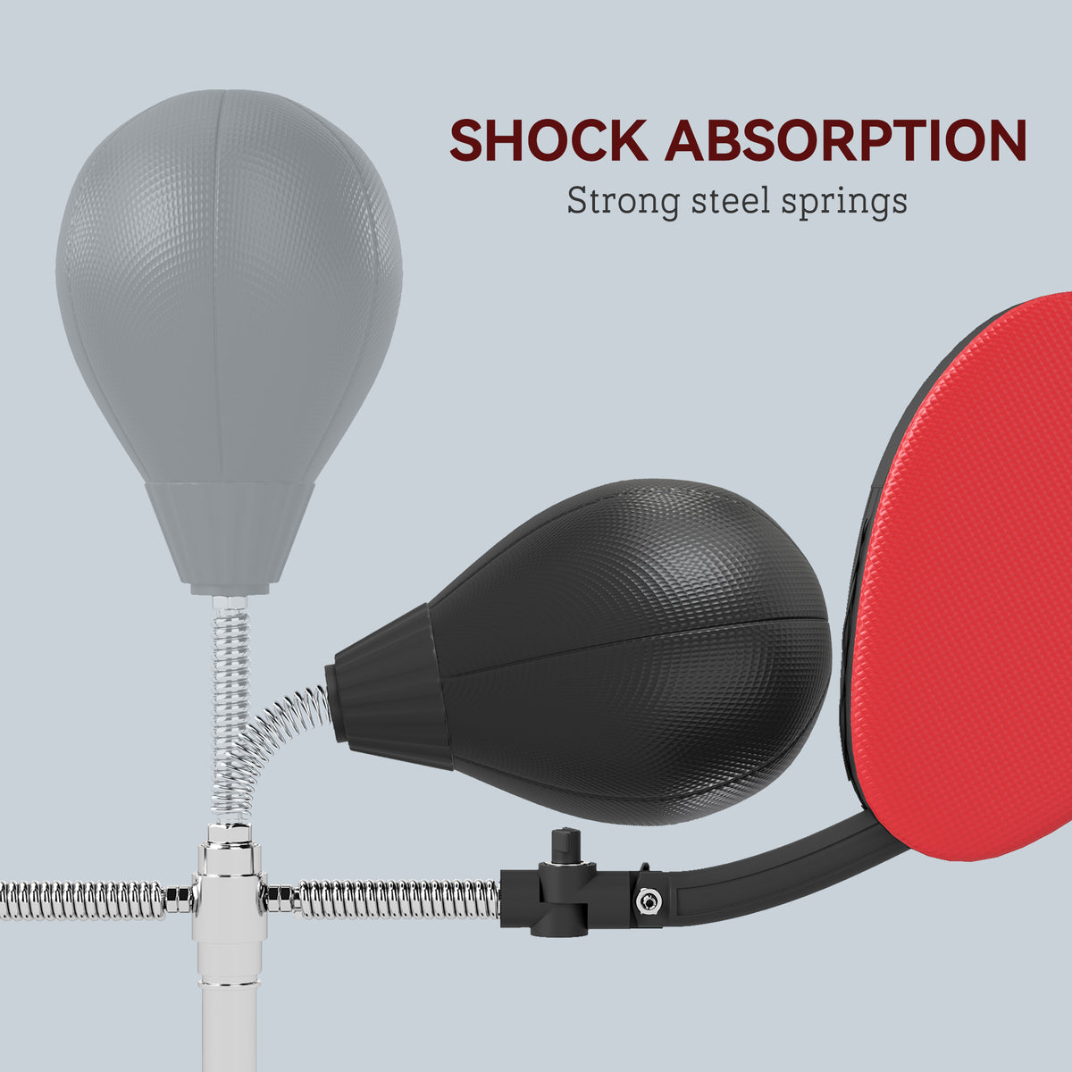 Boxing Bag with Stand Adjustable Height