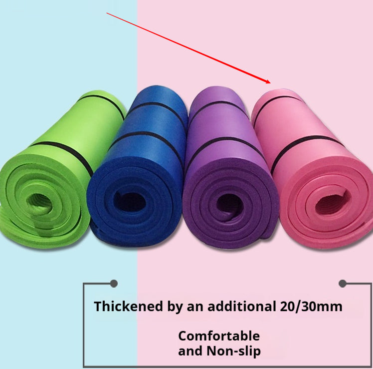 Extra-thick 20mm Widened And Lengthened Yoga Mat