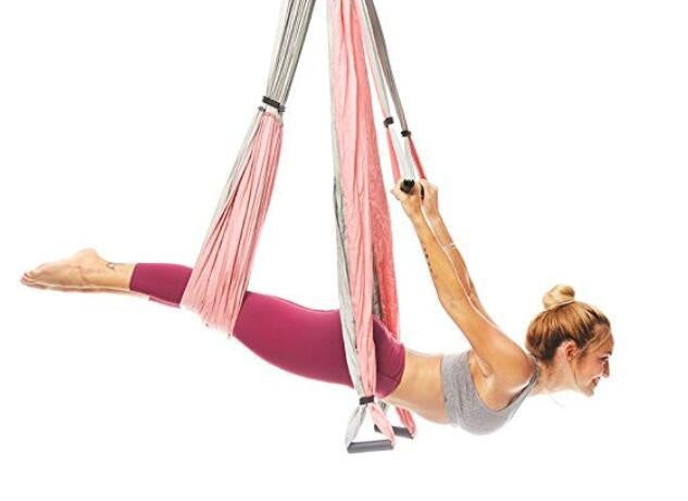 Full Set Of Aerial Yoga Hammock 6 Handles Without Elasticity