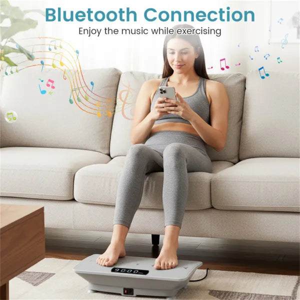 Gray Full Body Vibration Plate Exercise