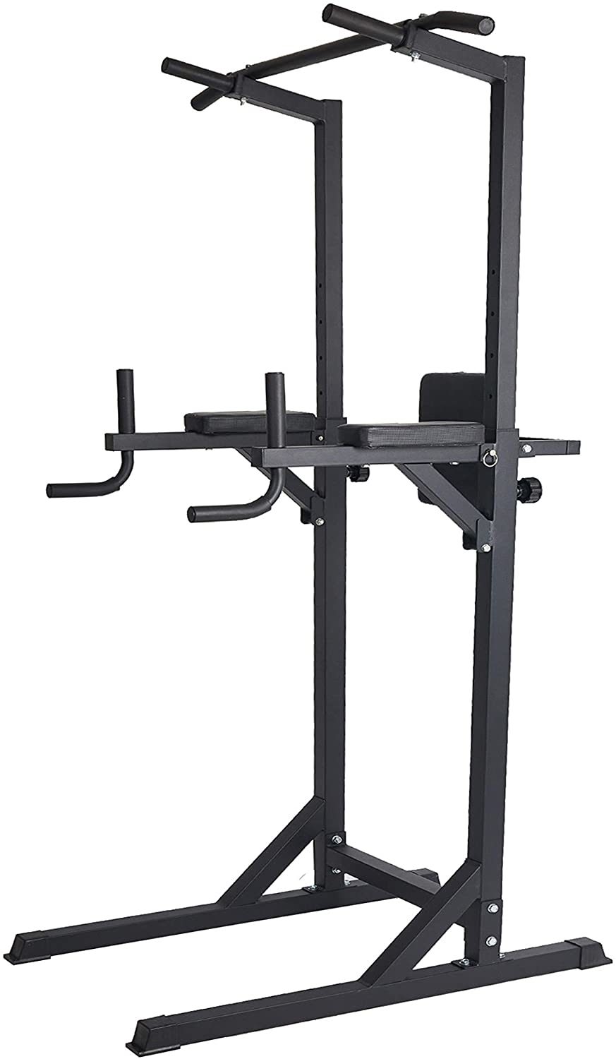 Power Tower Pull Up Strength Training Dip Stand Workout Station – Sports & Outdoors for Home, Gym & Recovery