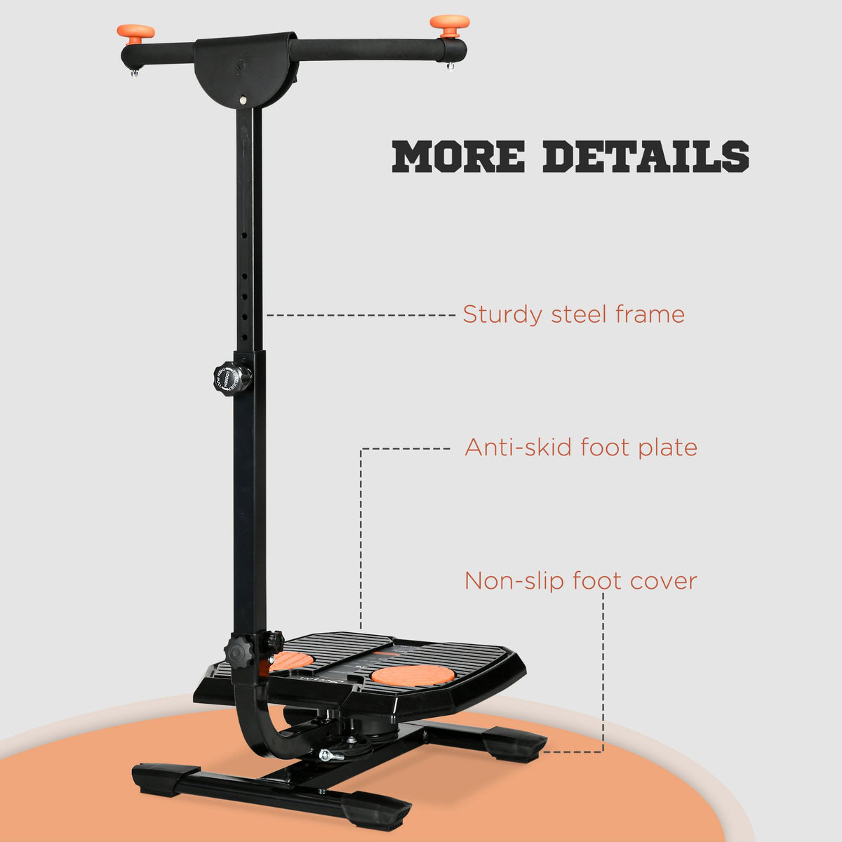 Soozier Foldable Ab Twister Board for