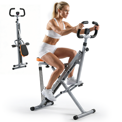 Compact Squat & Row Training Machine