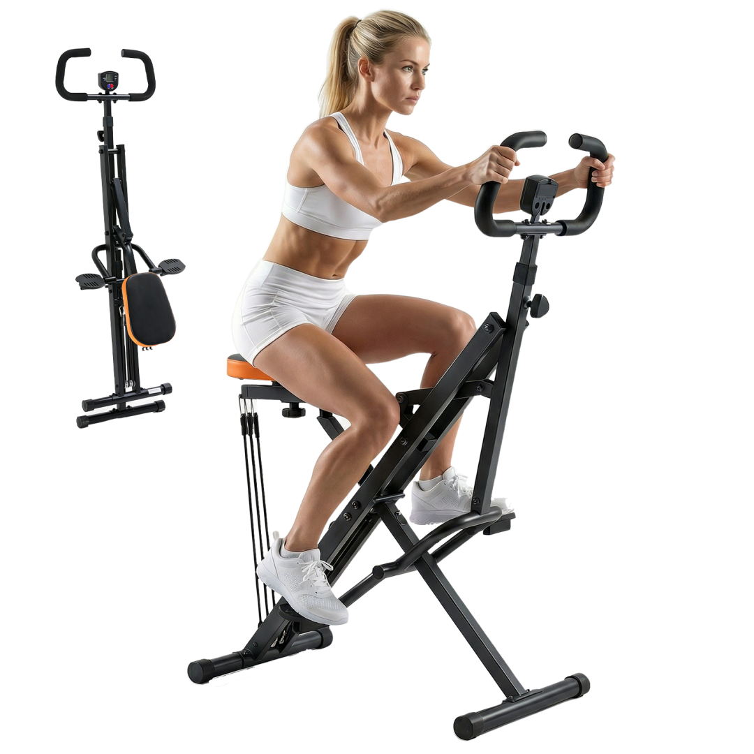 Compact Squat & Row Training Machine