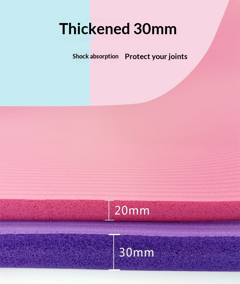 Extra-thick 20mm Widened And Lengthened Yoga Mat