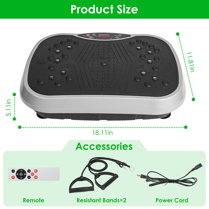 1pc Vibration Exercise Machine with Resistant