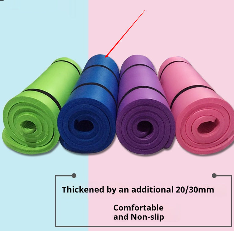 Extra-thick 20mm Widened And Lengthened Yoga Mat