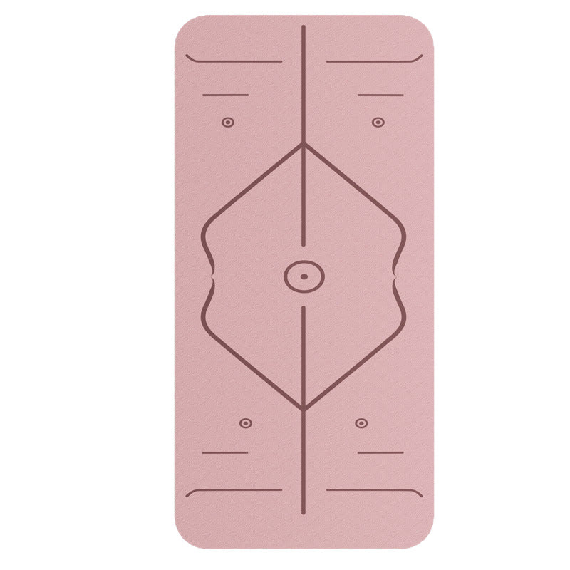 Home Yoga Mat Body Line TPE Anti-skid Shock Absorption