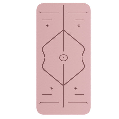 Home Yoga Mat Body Line TPE Anti-skid Shock Absorption