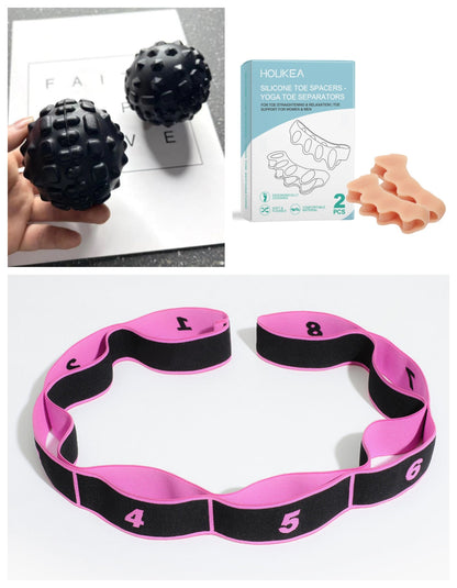 Yoga Multi Section Stretch Strap Set
