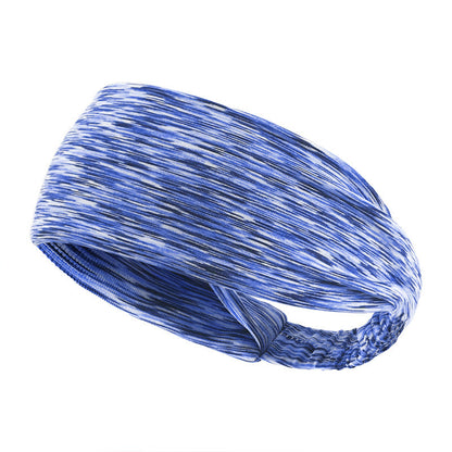 Wide Sweat-wicking Band For Sports Fitness, And Yoga