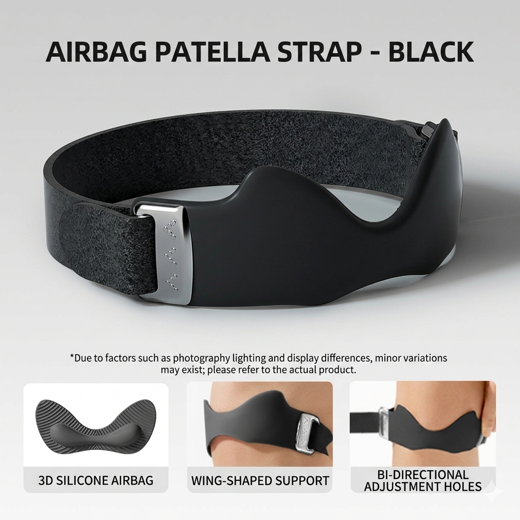 Silicone Patella Knee Strap with 3d