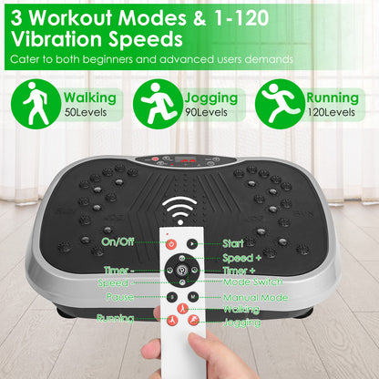 1pc Vibration Exercise Machine with Resistant