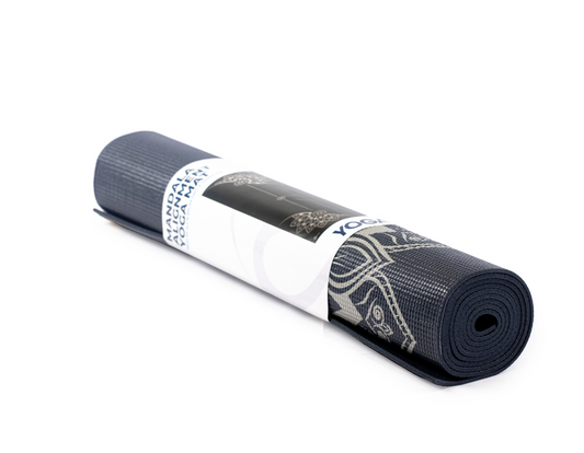 Grip - Anti-slip Mandala Alignment Yoga Mat - Knee and Joint Support Yoga Mat
