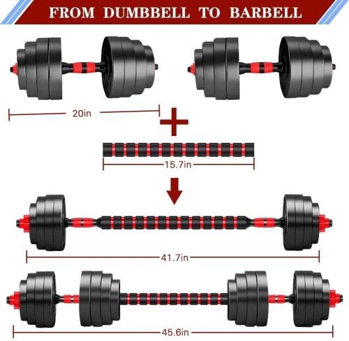 110 Lbs Adjustable Dumbbell Weight Set for Strength Training & Lifting | SKU: S1225