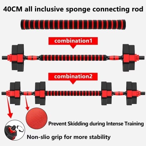 110 Lbs Adjustable Dumbbell Weight Set for Strength Training & Lifting | SKU: S1225