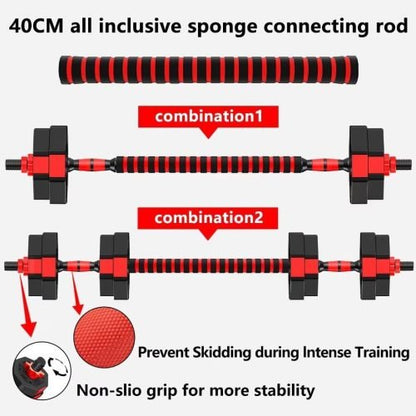 110 Lbs Adjustable Dumbbell Weight Set for Strength Training & Lifting | SKU: S1225