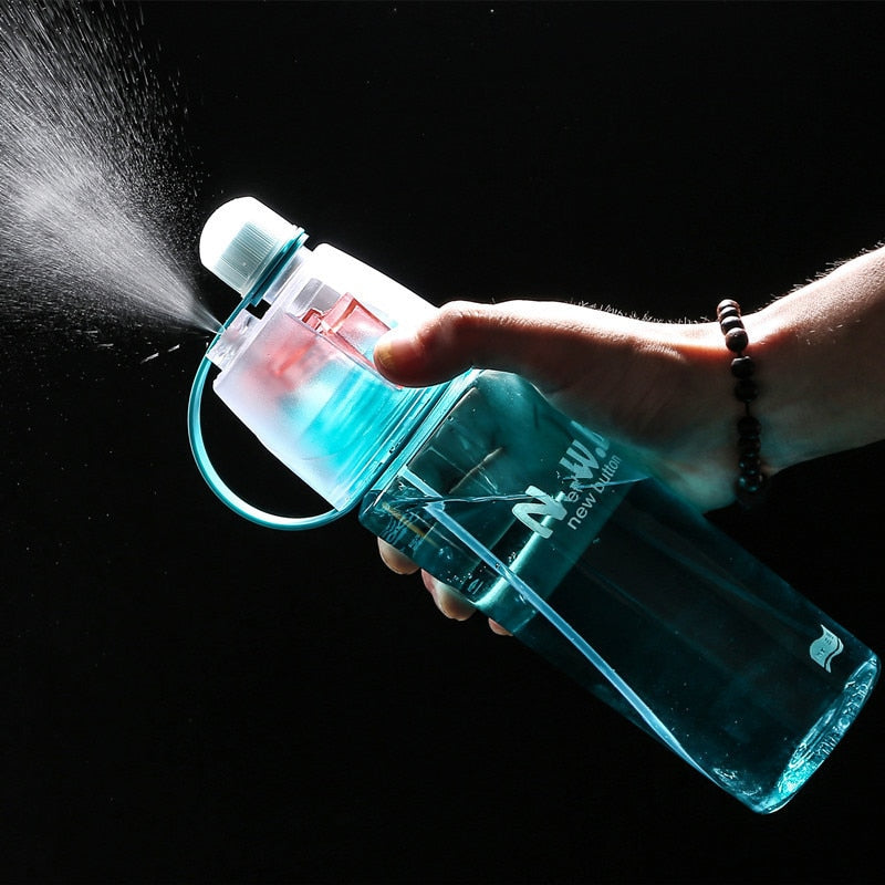 400/600ml  Hot Sale Spray Sport Moisturizing Drinking Water Bottle Portable Plastic Bike Bicycle Gym Shaker My Water Bottles