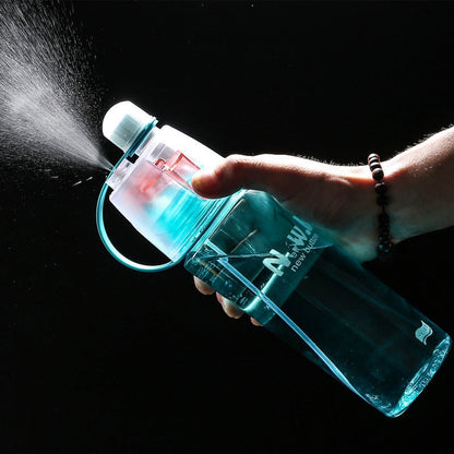 400/600ml  Hot Sale Spray Sport Moisturizing Drinking Water Bottle Portable Plastic Bike Bicycle Gym Shaker My Water Bottles