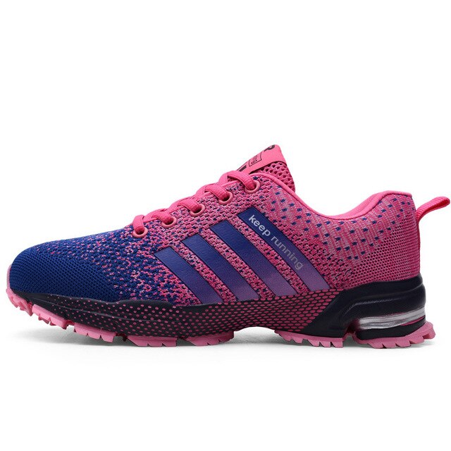 Cheap Comfortable Gym Sport Shoes Female Stability Athletic Sneakers Flying Woven Air Cushion Women Sport Shoes Tenis Feminino