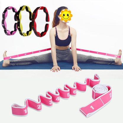Yoga Belt: Polyester Latex Elastic