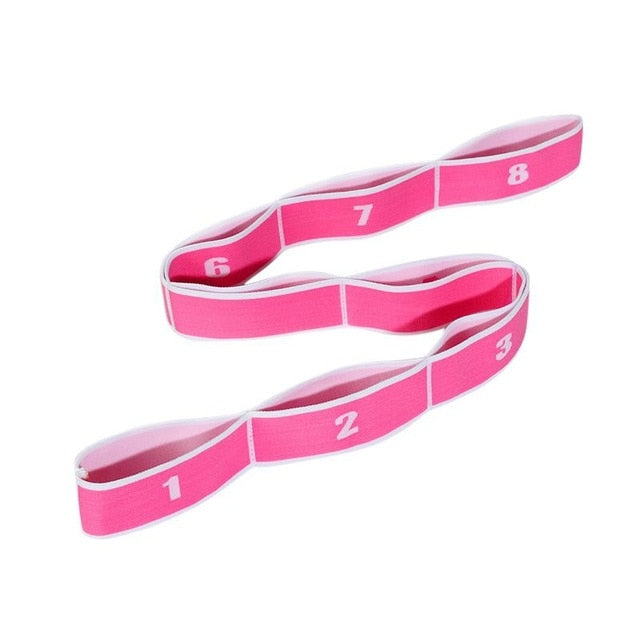 Yoga Belt: Polyester Latex Elastic