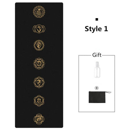 Yoga Mat: Natural Rubber Anti Skid