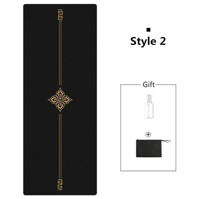 Yoga Mat: Natural Rubber Anti Skid