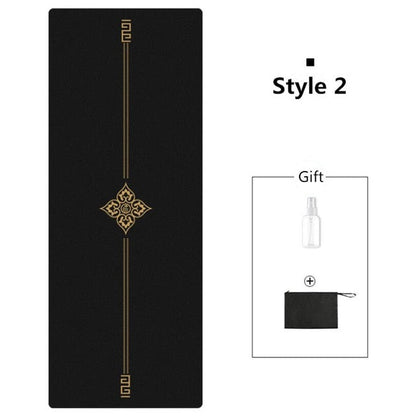Yoga Mat: Natural Rubber Anti Skid