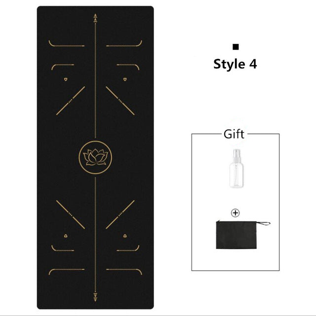 Yoga Mat: Natural Rubber Anti Skid