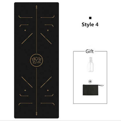 Yoga Mat: Natural Rubber Anti Skid
