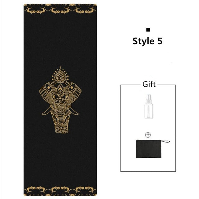 Yoga Mat: Natural Rubber Anti Skid