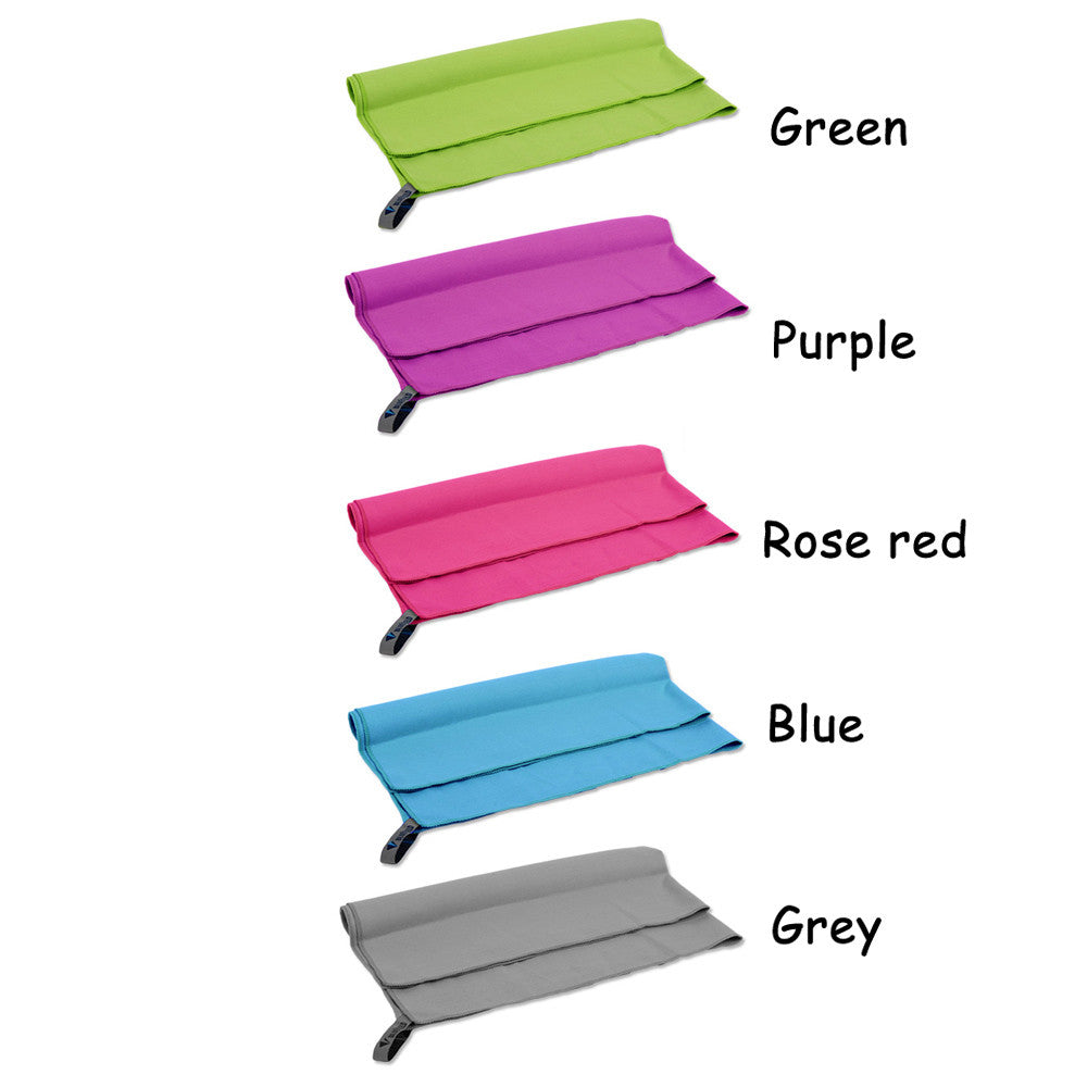 Compact Quick-drying Camping Beach Towel with a Bag