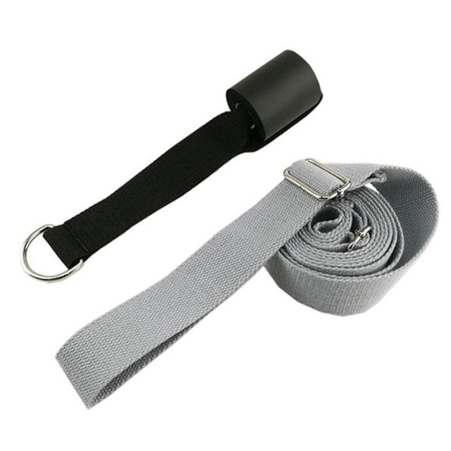 Yoga Belt: Strap With Loops Split