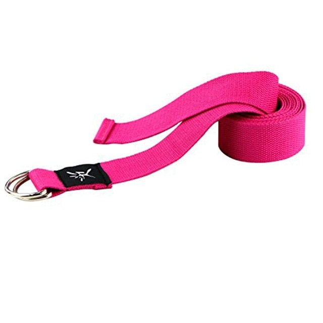 Yoga Belts: Adjustable D-Ring