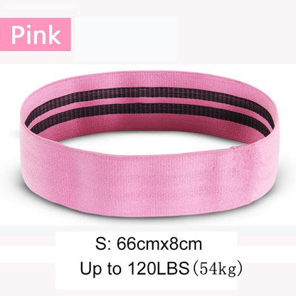 Yoga Belt: Adjustable Resistance Band 3 Level Rubber