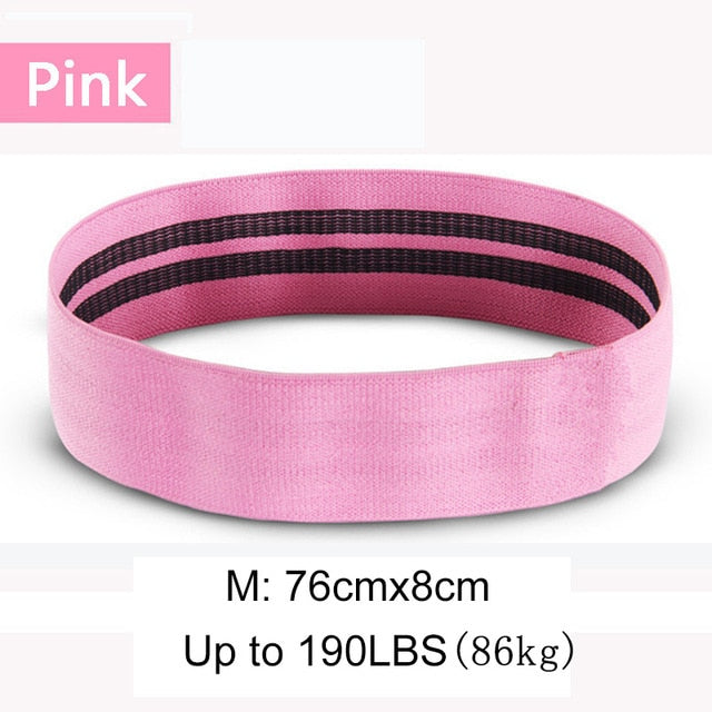 Yoga Belt: Adjustable Resistance Band 3 Level Rubber