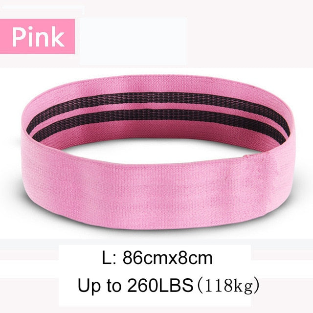 Yoga Belt: Adjustable Resistance Band 3 Level Rubber