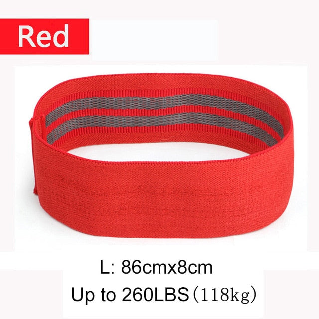 Yoga Belt: Adjustable Resistance Band 3 Level Rubber