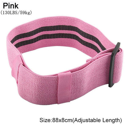Yoga Belt: Adjustable Resistance Band 3 Level Rubber