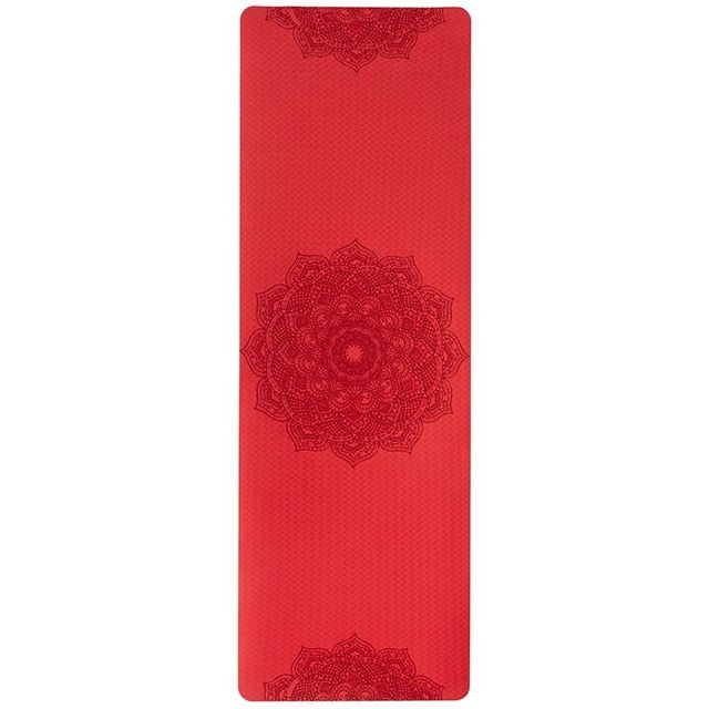 Yoga Mat: Non Slip TPE