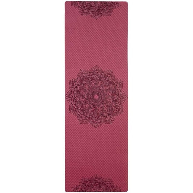 Yoga Mat: Non Slip TPE