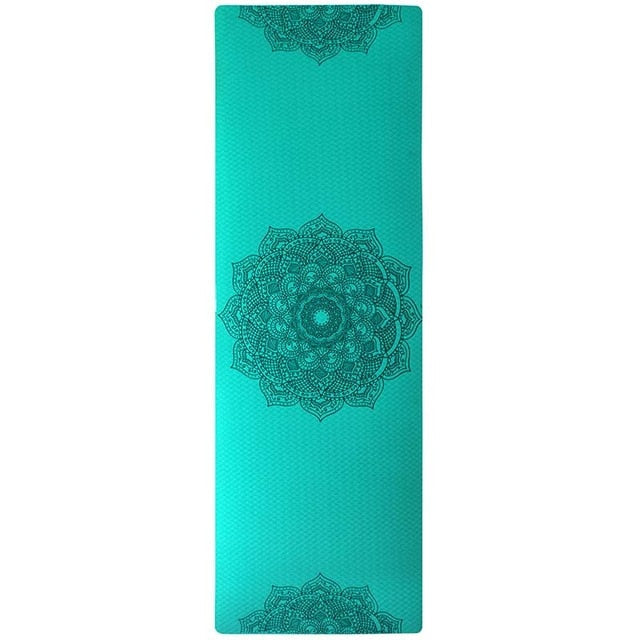 Yoga Mat: Non Slip TPE