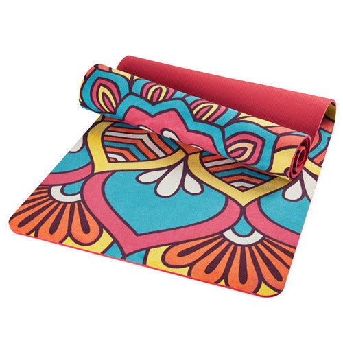 Yoga Mat: Lotus Pattern